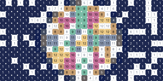 Zen Color color-by-number artwork preview