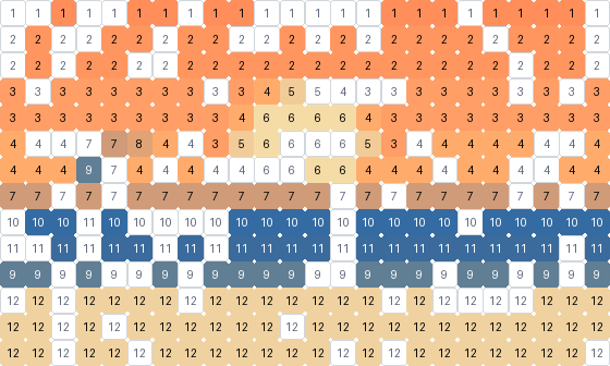 Zen Color color-by-number artwork preview