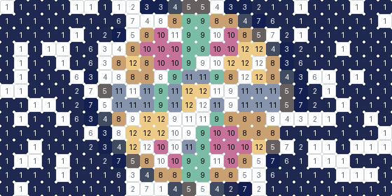 Zen Color color-by-number artwork preview